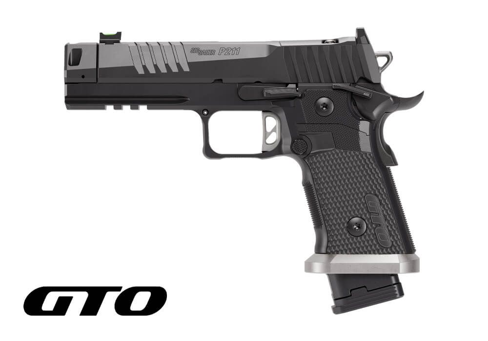 SIG SAUER P211-GTO 9MM PISTOL 4.4" MACH3D COMP BLK 3-10RD MAGS
